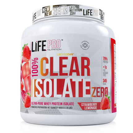 100 % Clear Isolateee Zero – 800 g LifePRO Energydrink