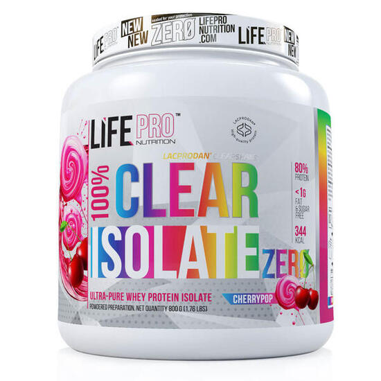 100 % Clear Isolateee Zero – 800 g LifePRO Energydrink