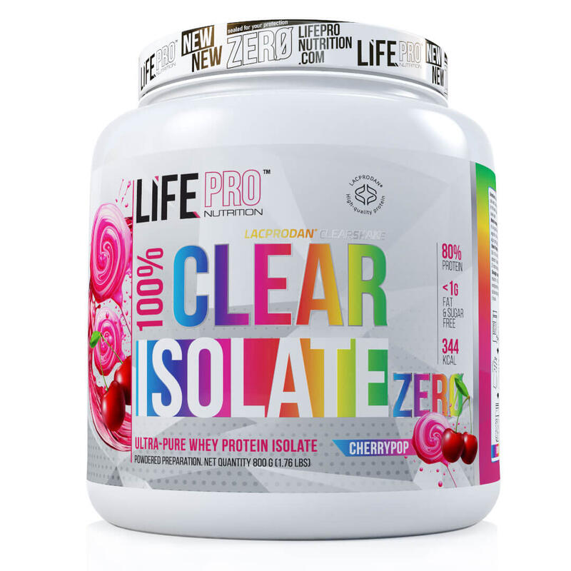 Proteína de suero Life Pro Clear Isolate Zero 800g