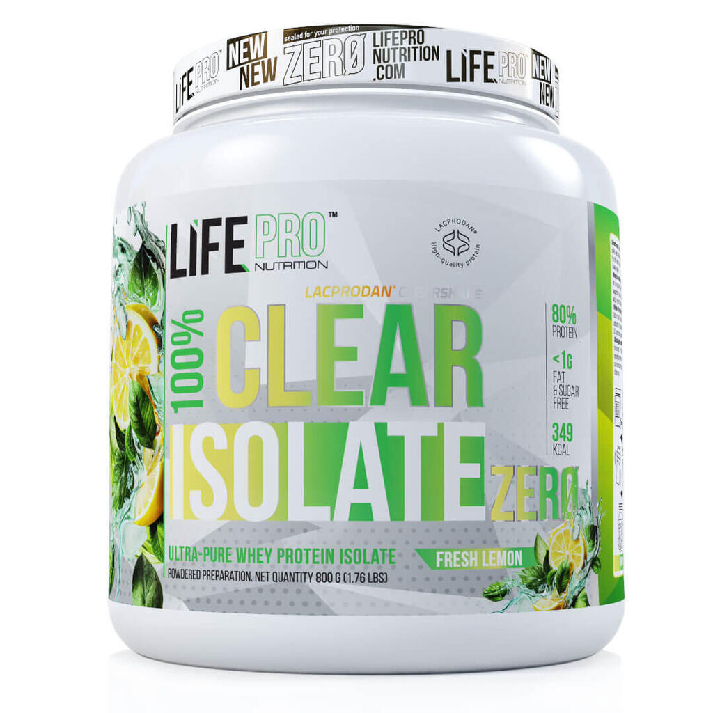 100% Clear Isolate Zero - 800g LifePRO Lemonade