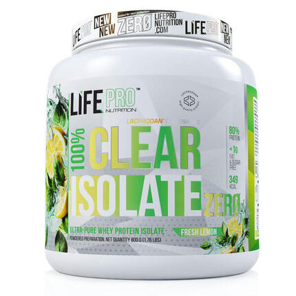 100 % Clear Isolateee Zero – 800 g LifePRO Energydrink