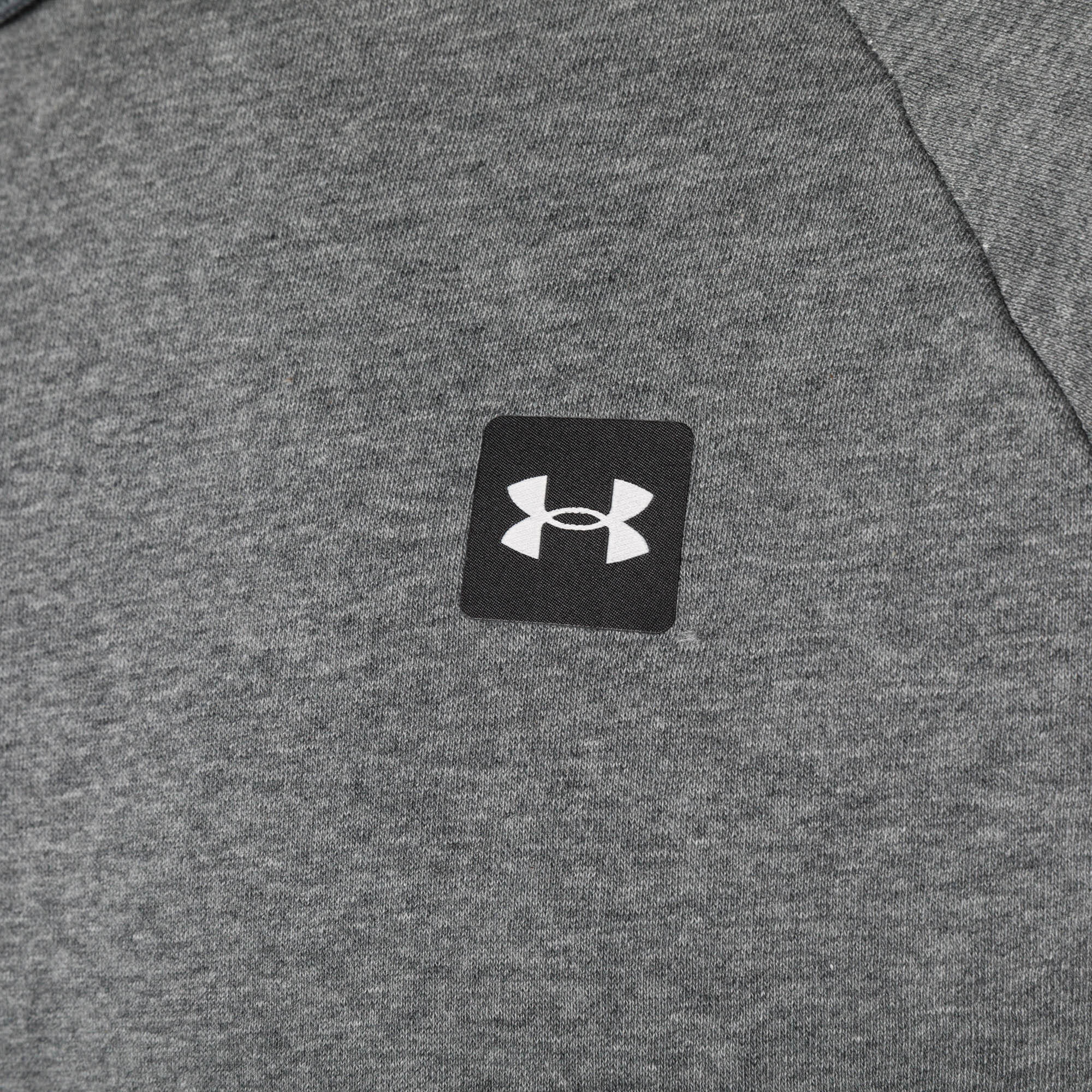 Sweat à capuche en molleton Under Armour Rival Gris Heather 7/7