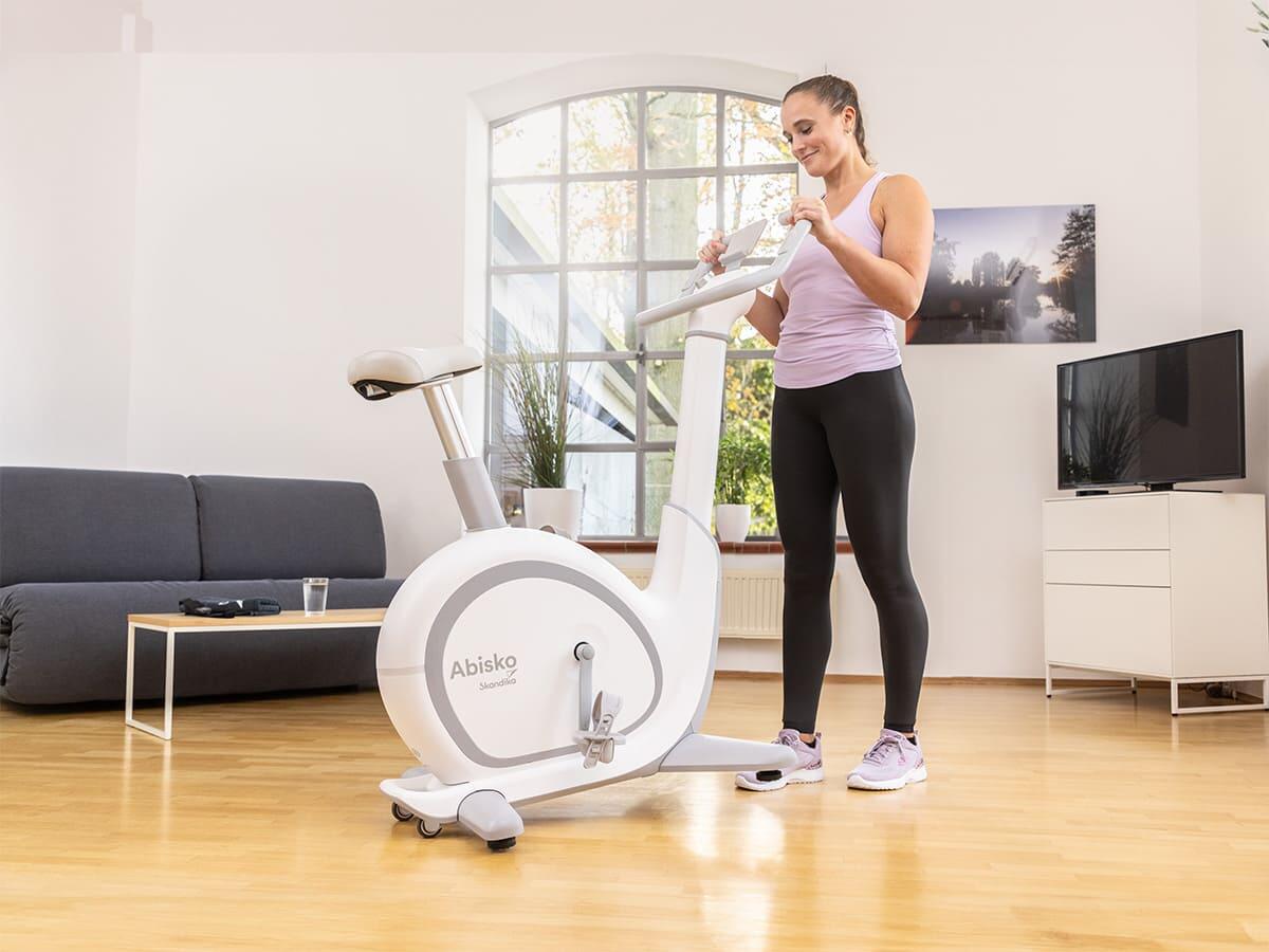 Ergometer Abisko - Automatische Lenker & Sattelhöhenverstellung -  LED-Display 7/9