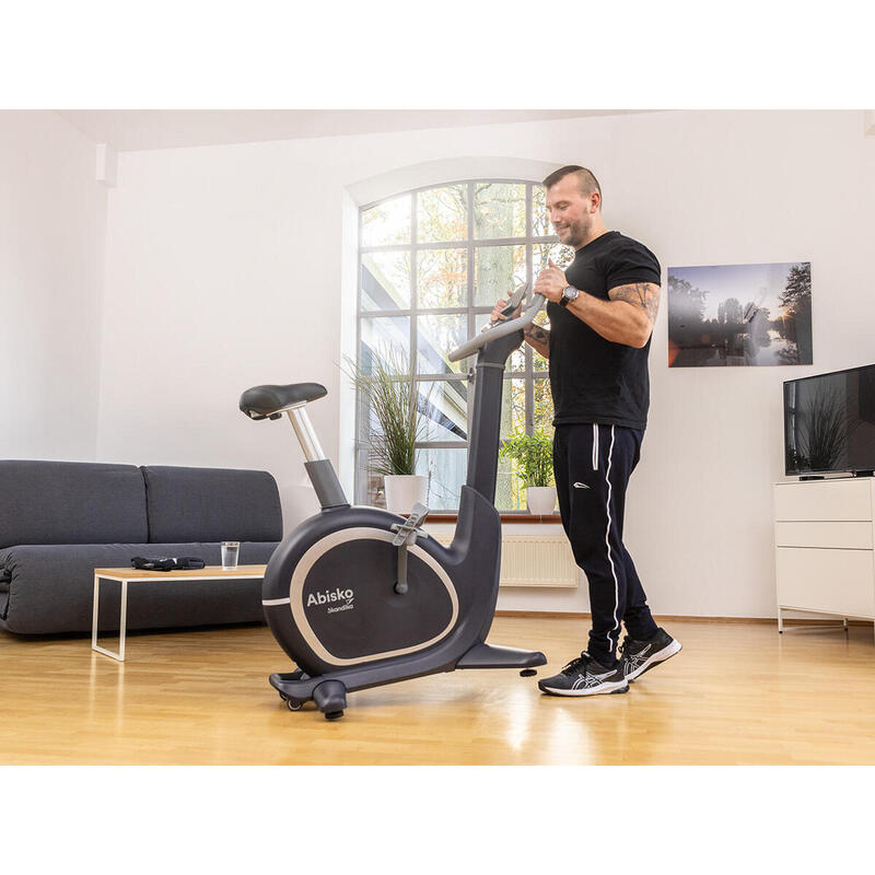 Rower stacjonarny, treningowy Abisko + mata ochronna na podłogę