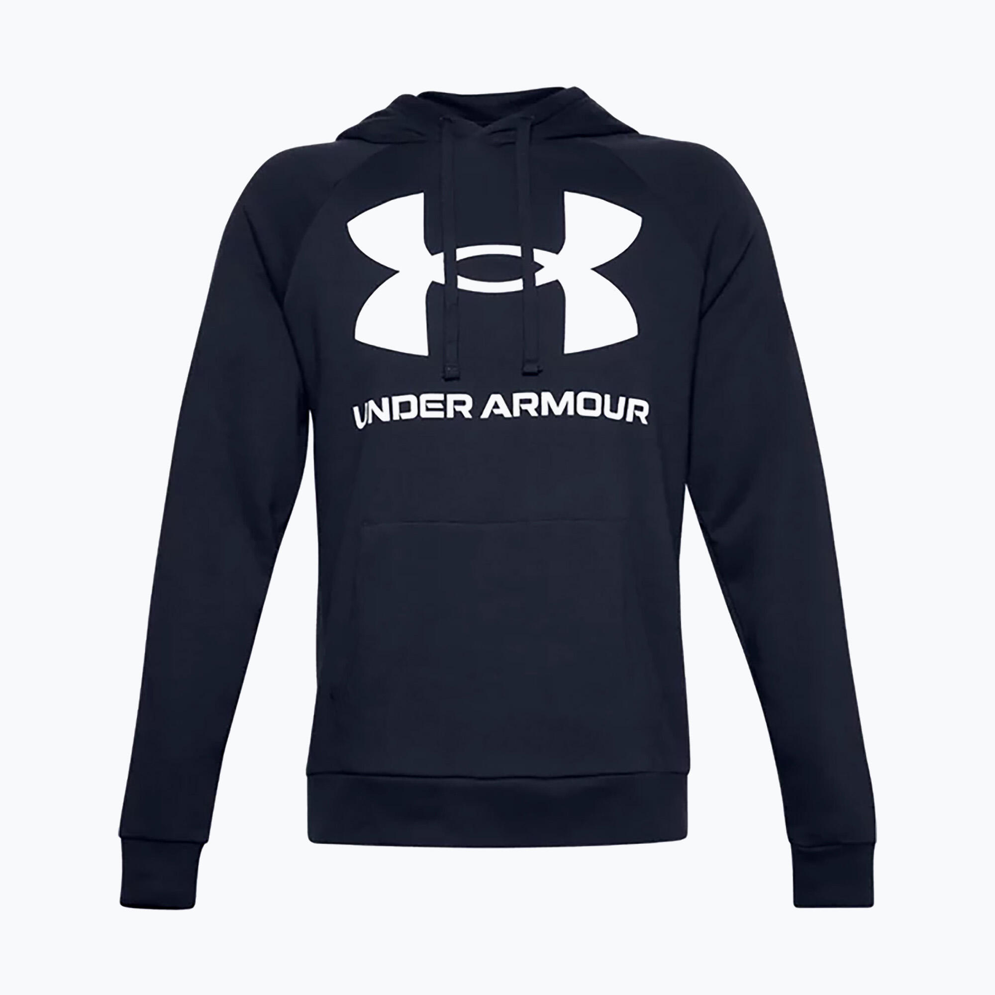 Sweat À Capuche Entraînement Style Gros Logo RIVAL Homme (Bleu Marine) 7/7