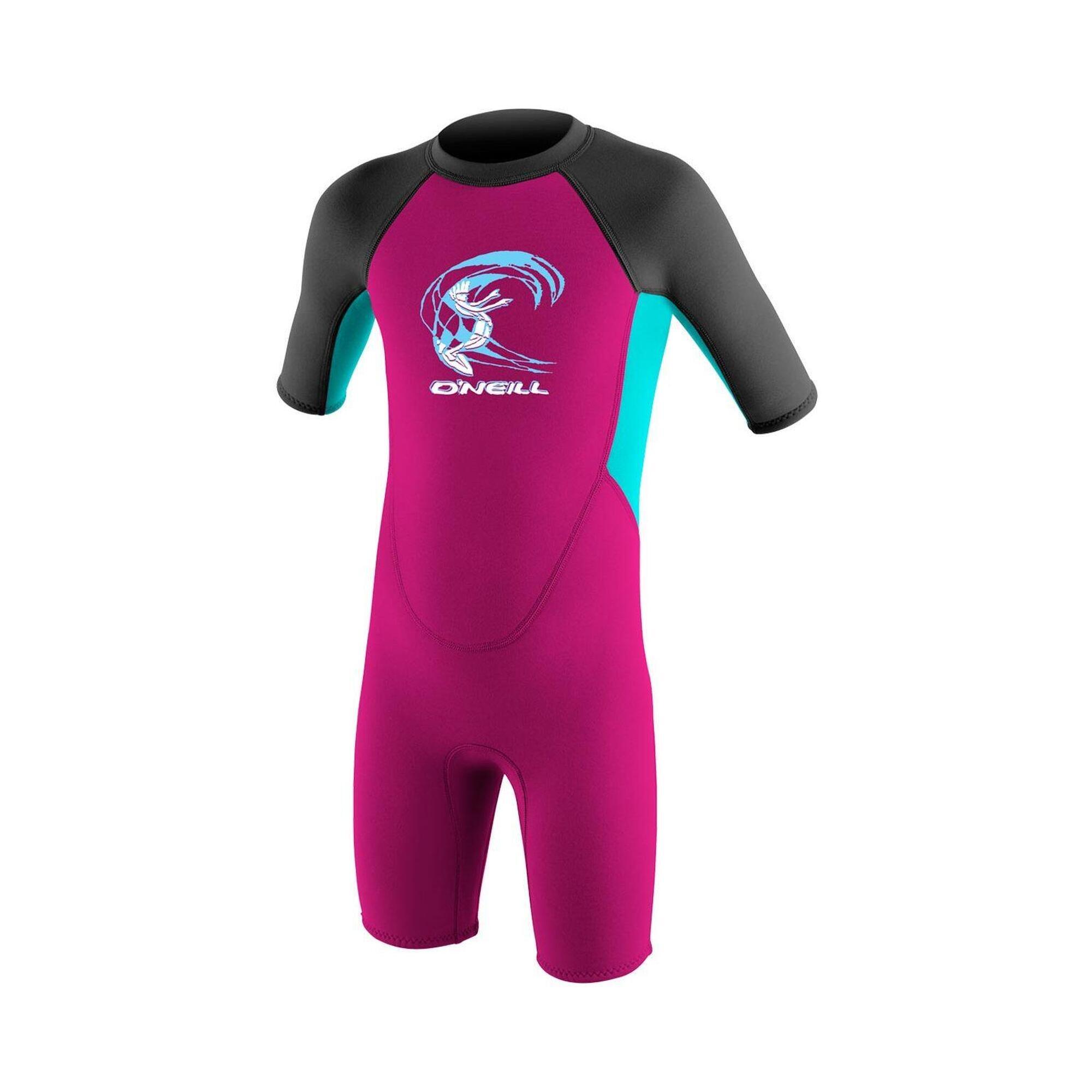 O'Neill Enfants Reactor 2mm Back Zip Shorty Combinaison Néoprène