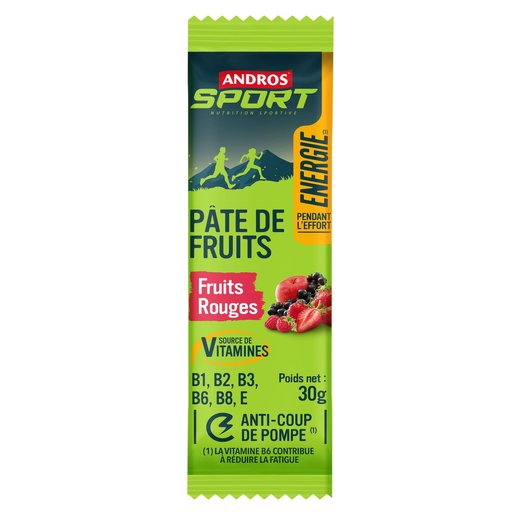 32 Pâtes de fruits énergétiques Fruits Rouges 2/5
