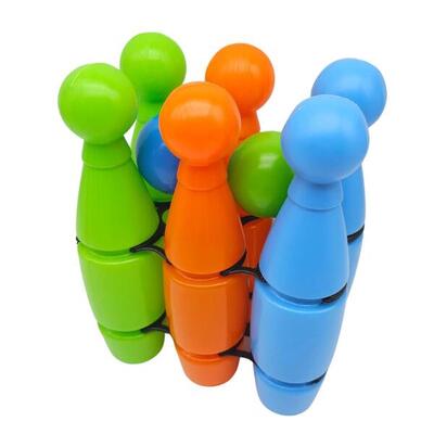 Kegelspiel für Kinder 8-teilig - Bowling & Wurftraining für Indoor & Outdoor