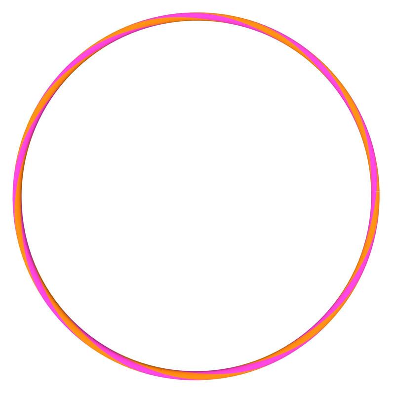 LED Hoop Fun, Gymnastikreifen für Kinder mit Leuchteffekt, Ø 72 cm, pink/orange