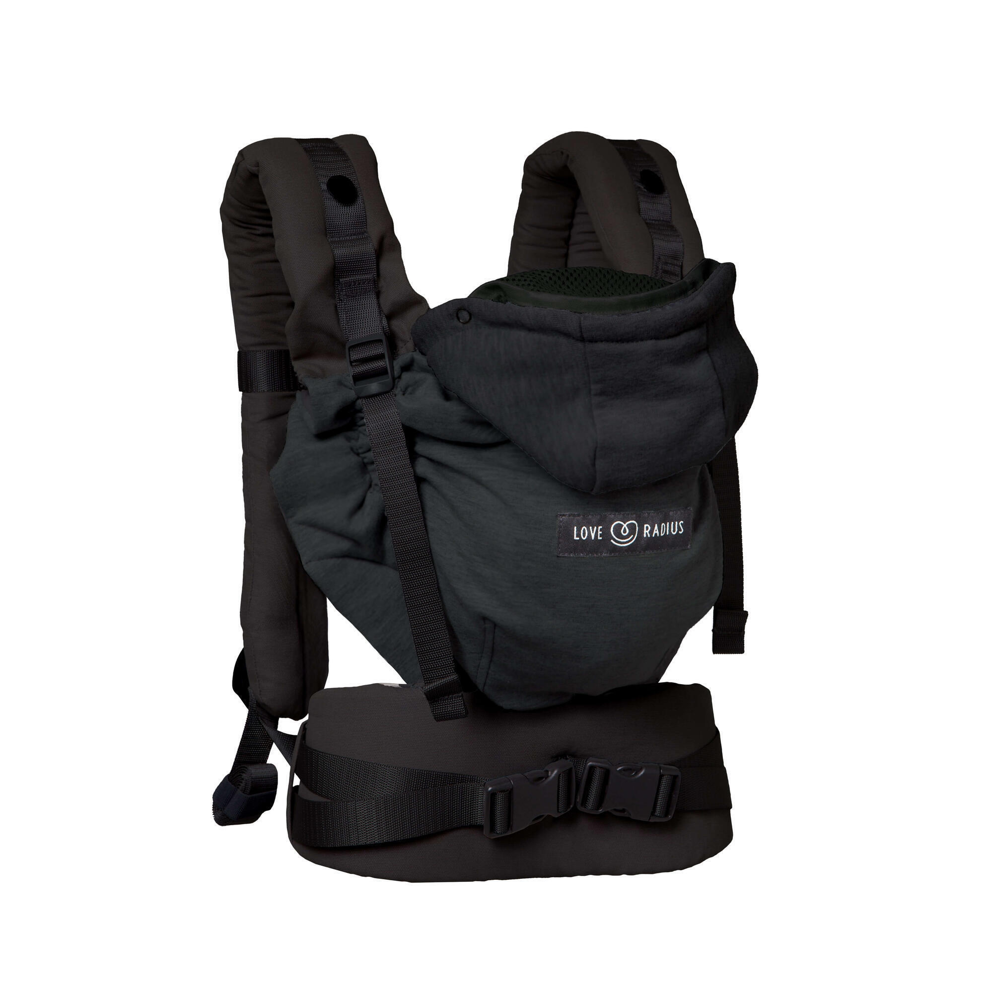 Love Radius - Porte-bébé Hoodiecarrier 2 - Black Forest - Porte Bébé Physiologique - Noir - Taille Unique - Decathlon