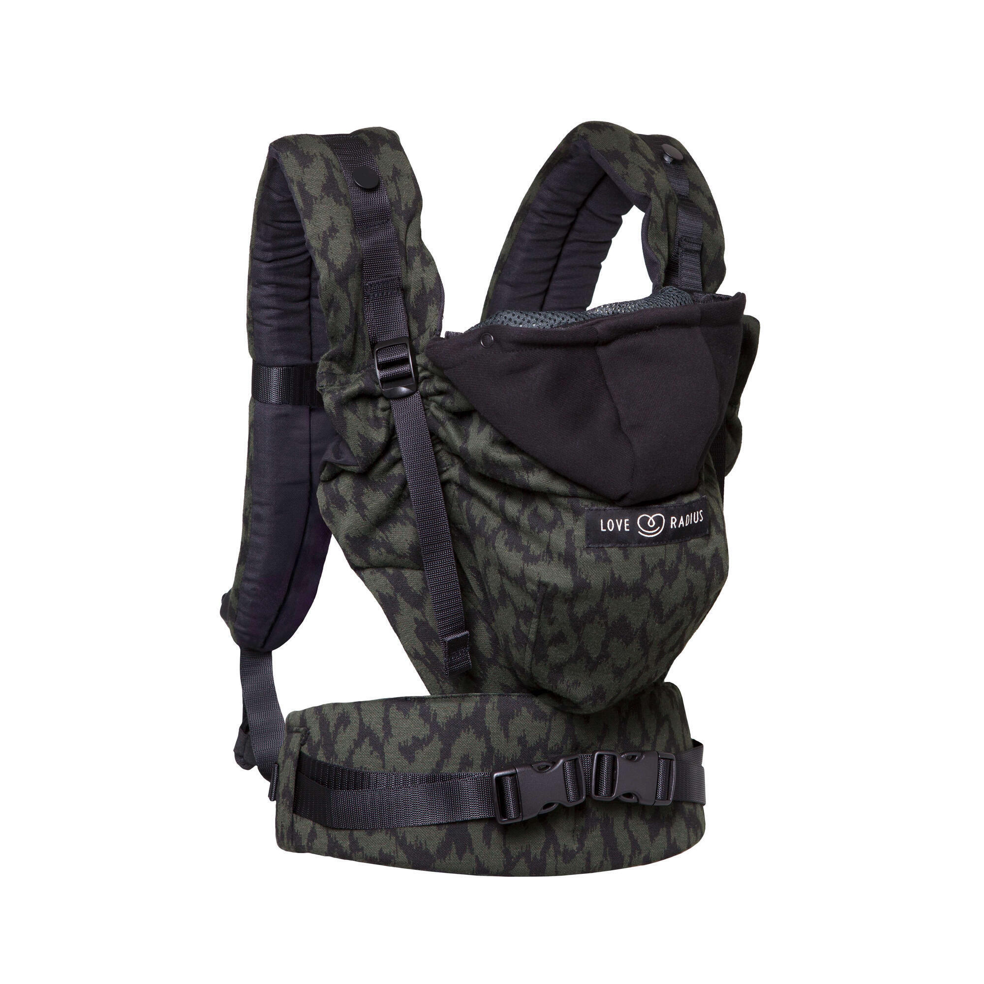 Love Radius - Porte-bébé Hoodiecarrier 2 - Wild Camo - Porte Bébé Physiologique - Marron|vert - Taille Unique - Decathlon