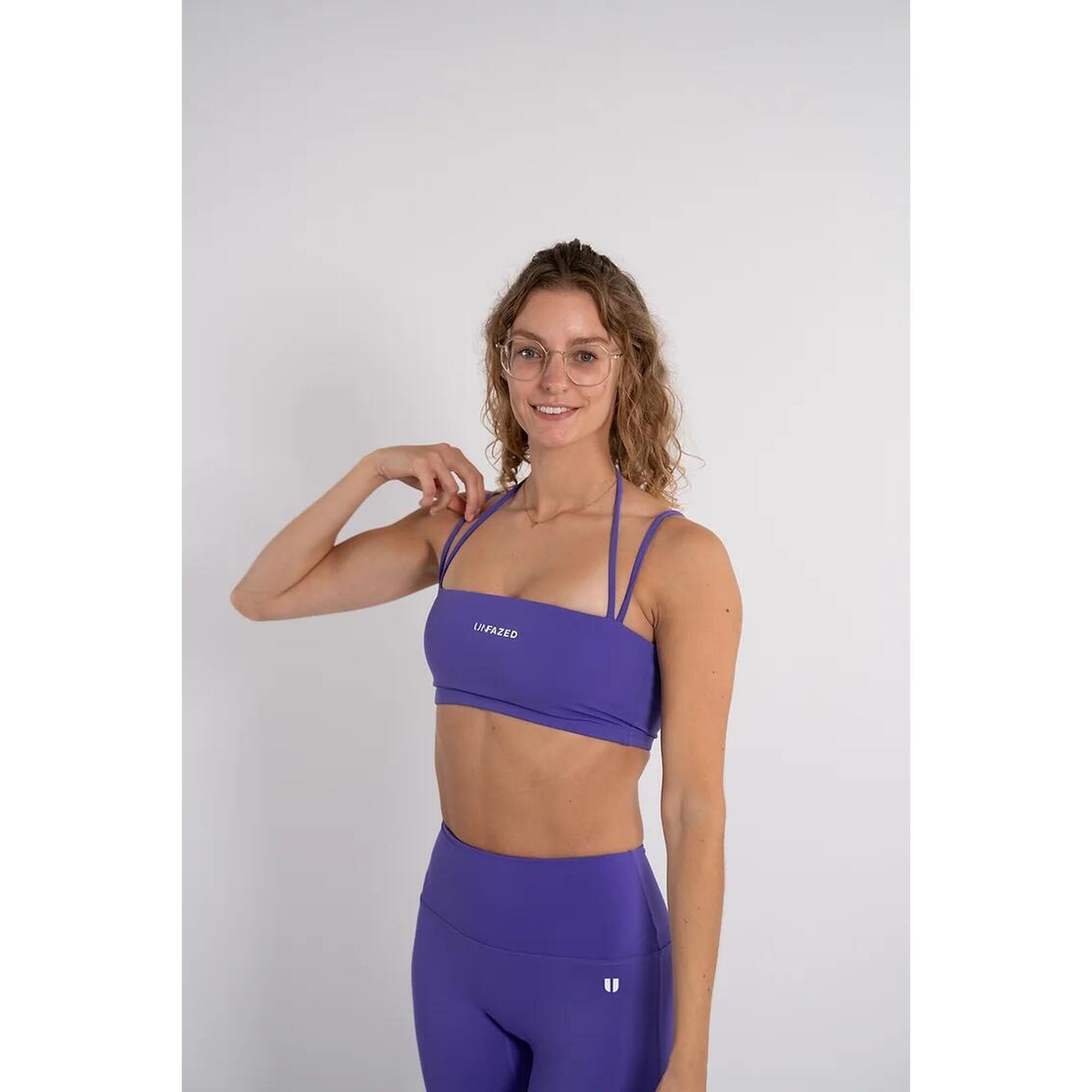 Brassière de sport Bodybuilding Femme Power Bra Unfazed - Violet