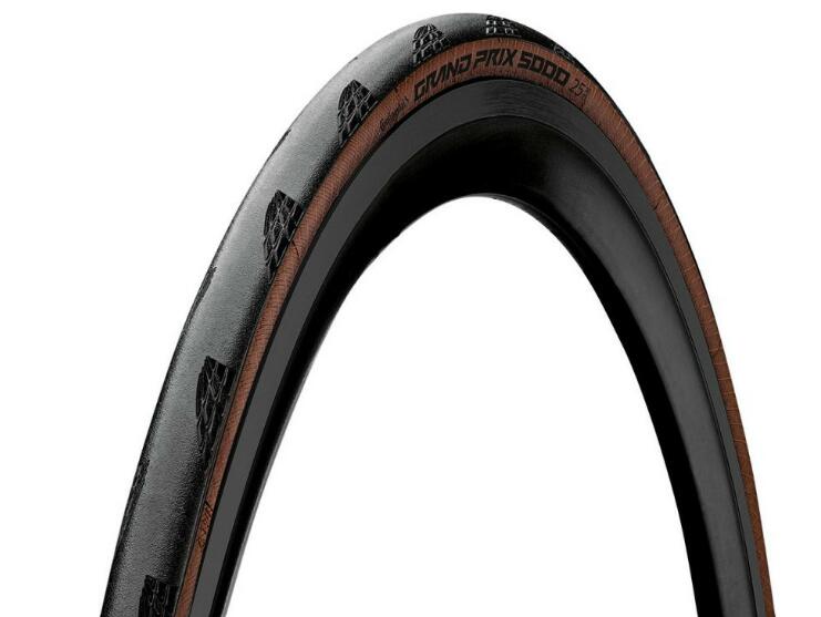 Opony Continental Grand Prix 5000 – 700x25C brązowe