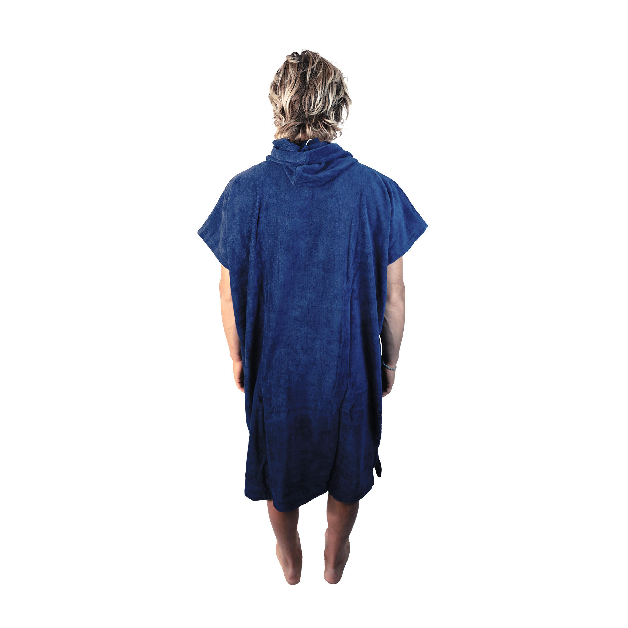 Poncho de bain adulte 100% coton football Marseille - Logo 2/5