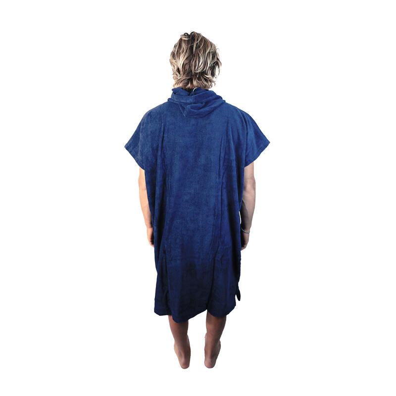 Poncho de bain adulte 100% coton football Marseille - Logo