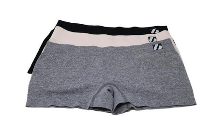 US-002 Shorty - Lot de 3, Noir, Gris, Beige