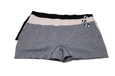 Us-002 shorty - set van 3, zwart, grau, wit