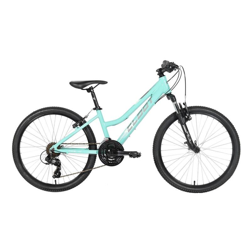 Mountainbike kind 24 inch CLOOT TRAIL 4.0 9 -12 jaar Aquamarijn