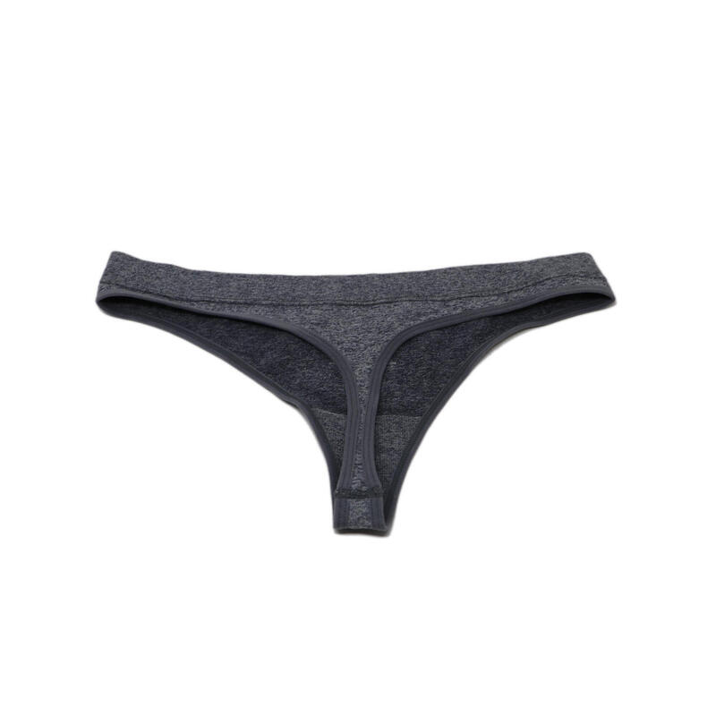 3PK Thong - String Lot de 3 pièces Noir, Gris, Beige.