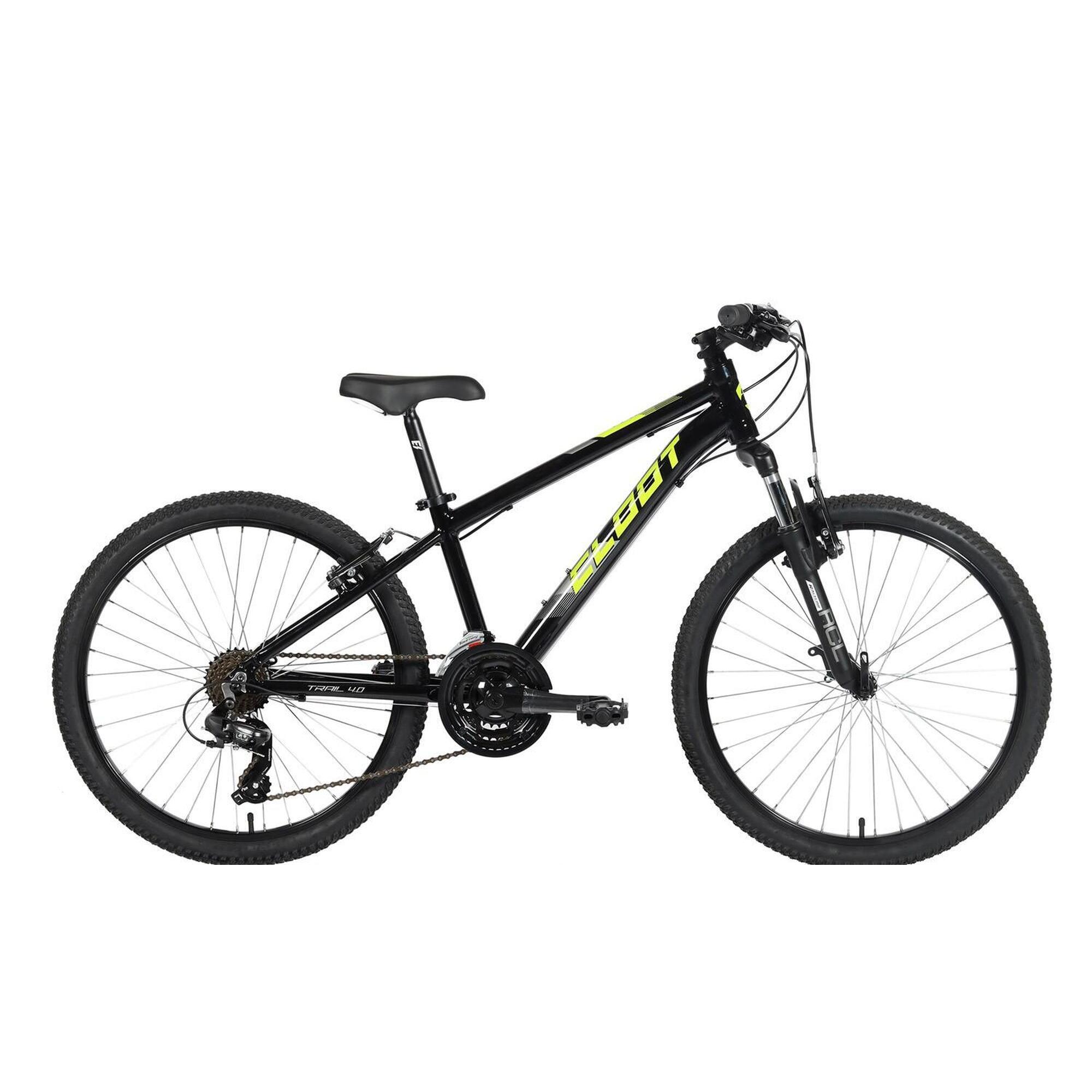 Cloot Bike - Vtt Enfant Cloot Trail 4,0  24 Pouces 9-12 Ans Noir - Vélo Enfant - Noir - 24" - Decathlon