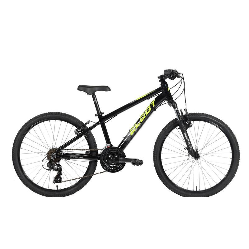 Mountainbike kind 24 inch CLOOT TRAIL 4.0 9 -12 jaar Zwart