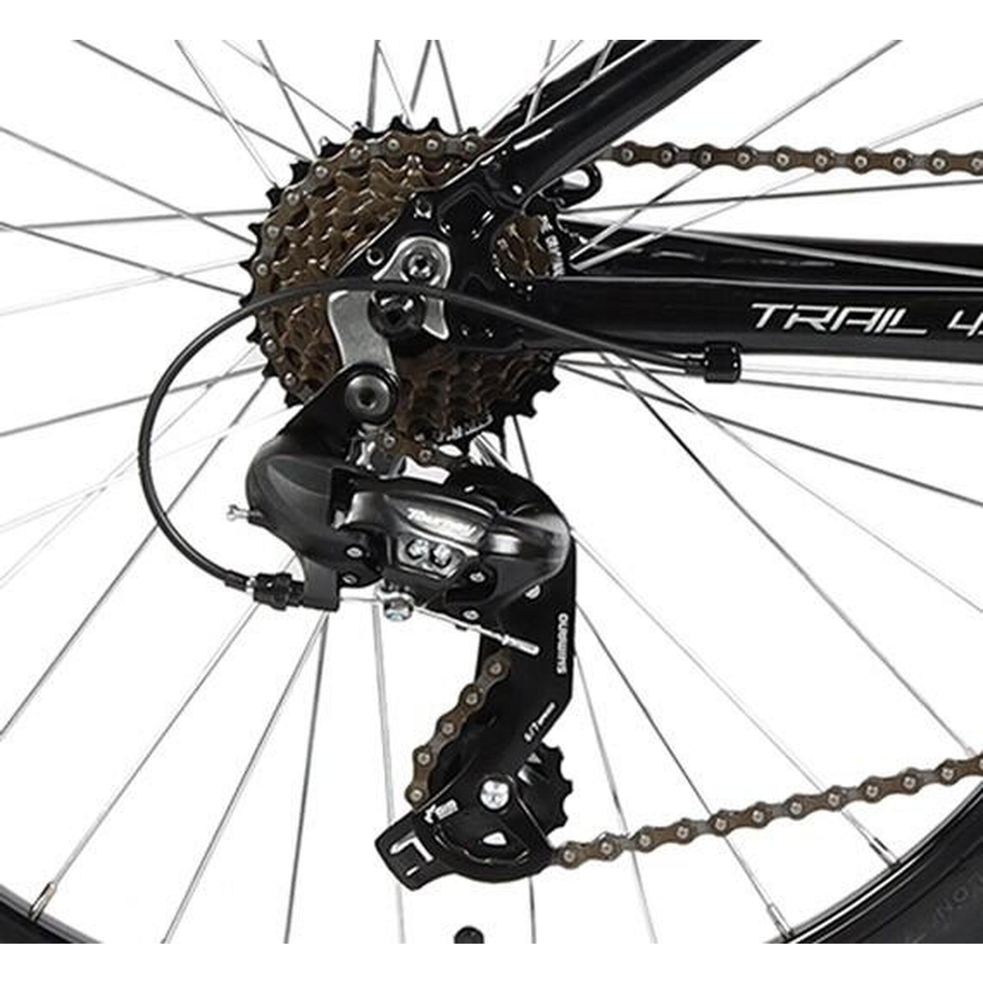 Mountainbike kind 24 inch CLOOT TRAIL 4.0 9 -12 jaar Zwart