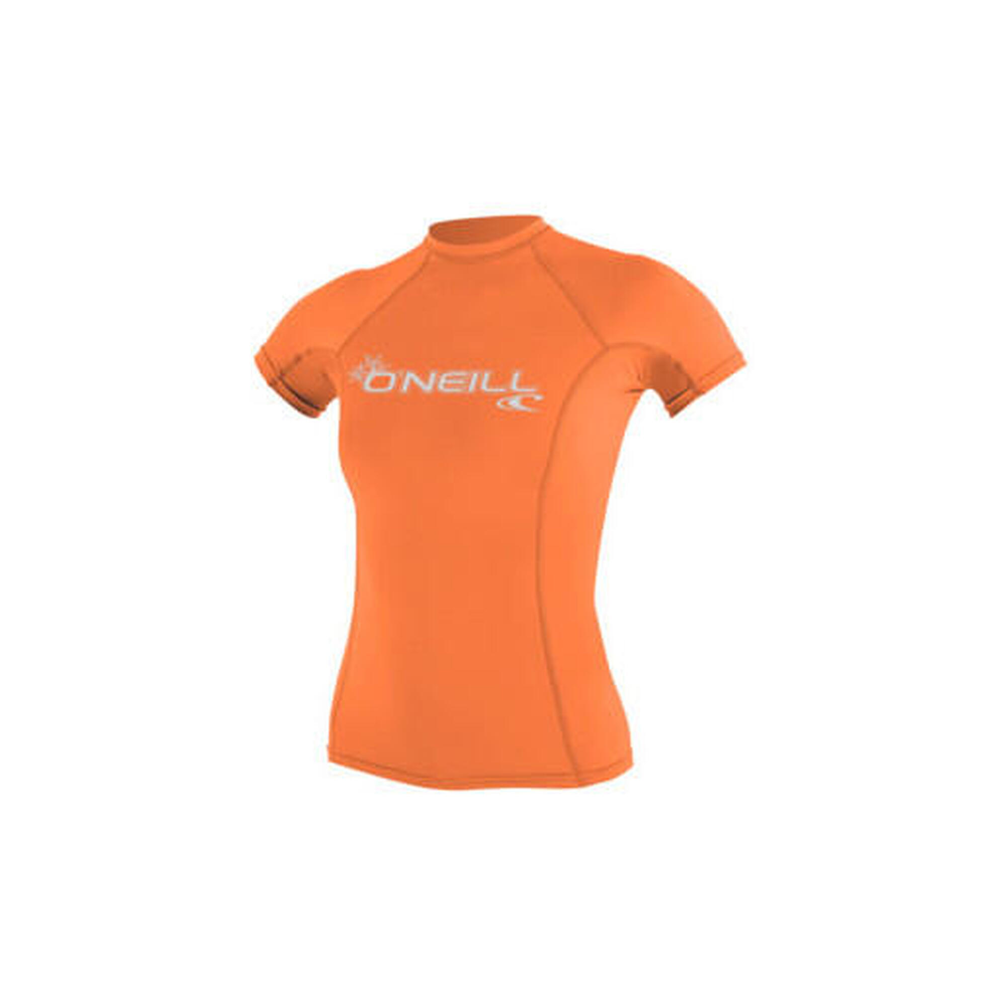 O'neill Básico De Mujer Skins Manga Corta Lycra Vest - Pomelo Claro