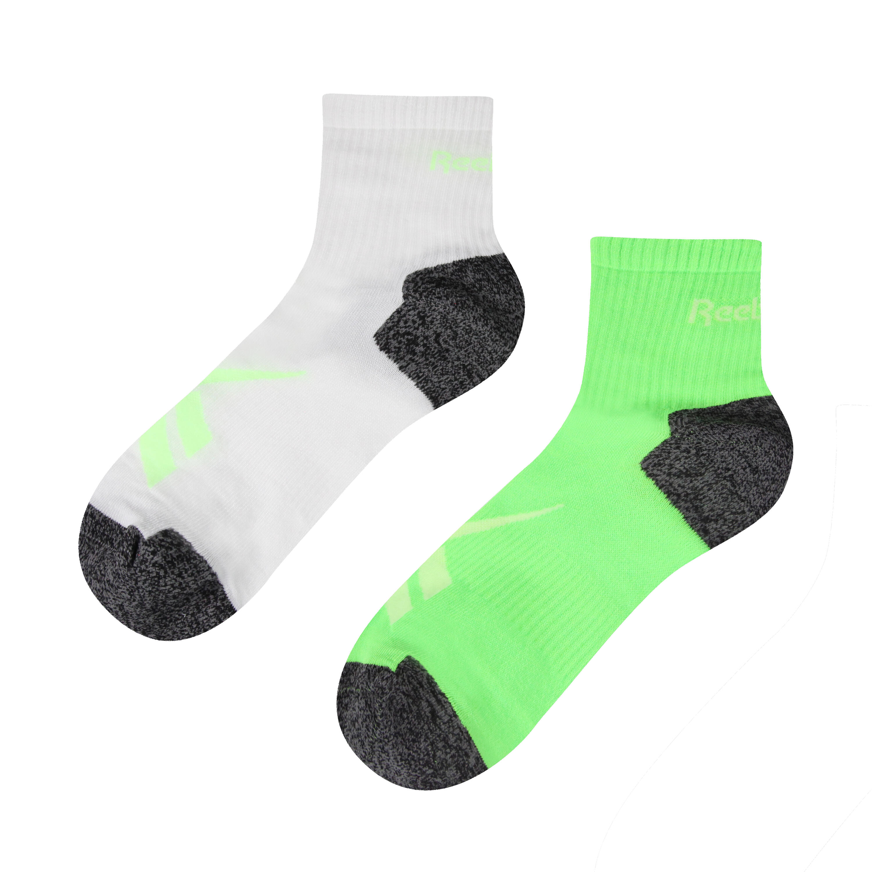 2 Pair Pack Running Sports Socks With Cushioned Sole And Arch Support 3/3