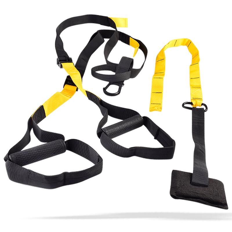 Fitas de suspensão strap training - Preto/Amarelo