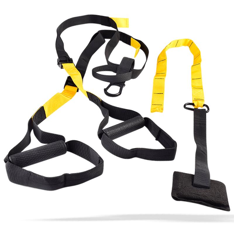 Suspension trainer - TRX kwaliteit - Zwart/geel - Met draagtas