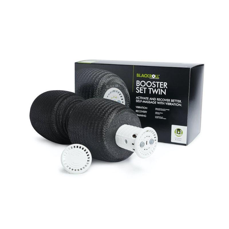 Rouleau de massage vibrant "Booster Set Twin" Blackroll