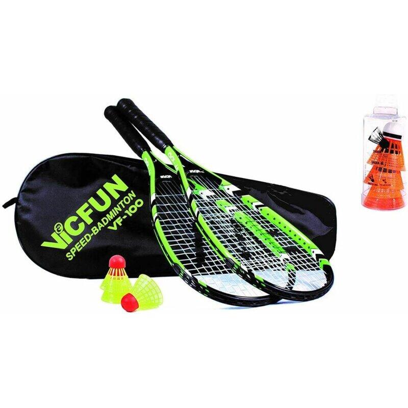 Vicfun Speed Badminton 100 Premium grün