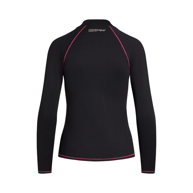 RACING LADIES LONG SLEEVE ULTRA-THICK THERMAL JACKET - BLACK