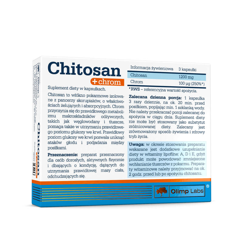 Chitosan + chrom Olimp - 30 Kapsułek