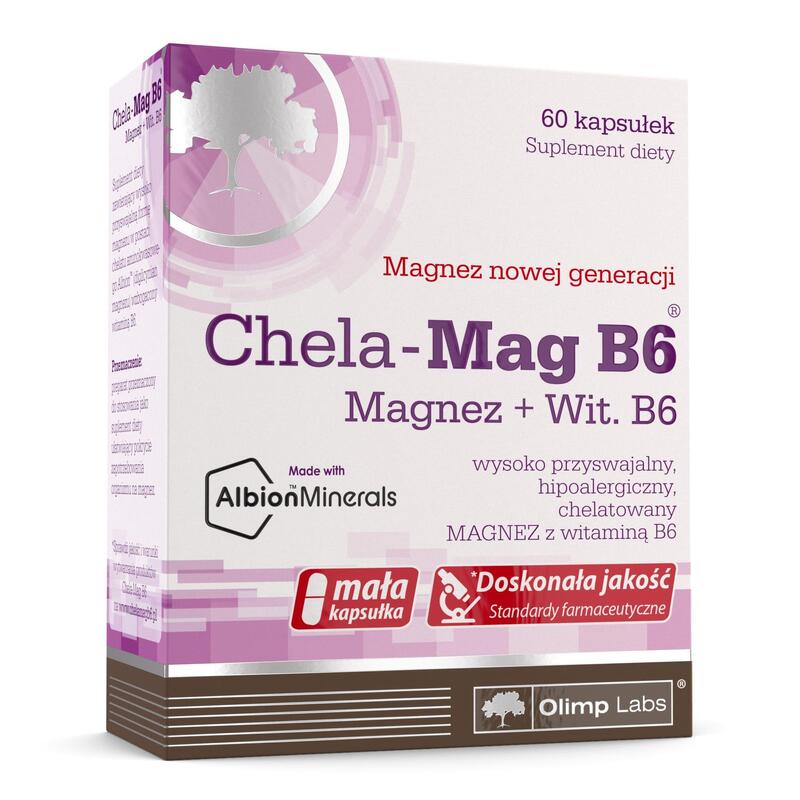 Magnez Olimp Chela-Mag B6 - 60 Kapsułek