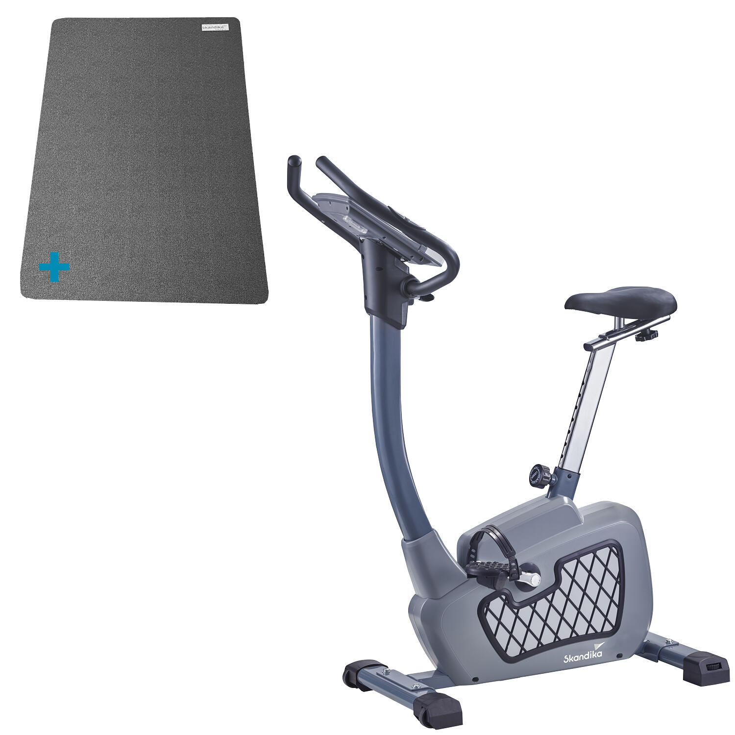 Rower stacjonarny, treningowy Wiry + pas piersiowy + mata ochronna na podłogę