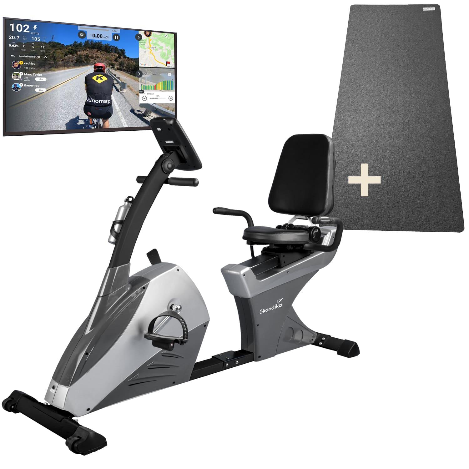SKANDIKA Recumbent ergometr Centaurus s 13kg setrvačníkem a app ovládáním