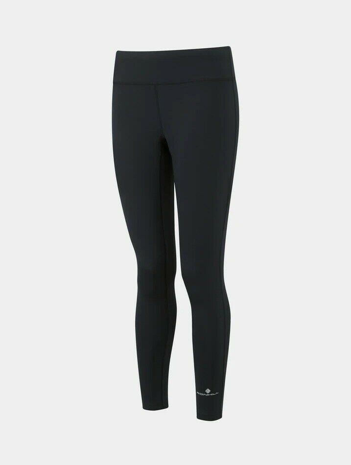 Legging De Course Ronhill Femme – Taille 16 – Noir Et Rose – Élasthanne