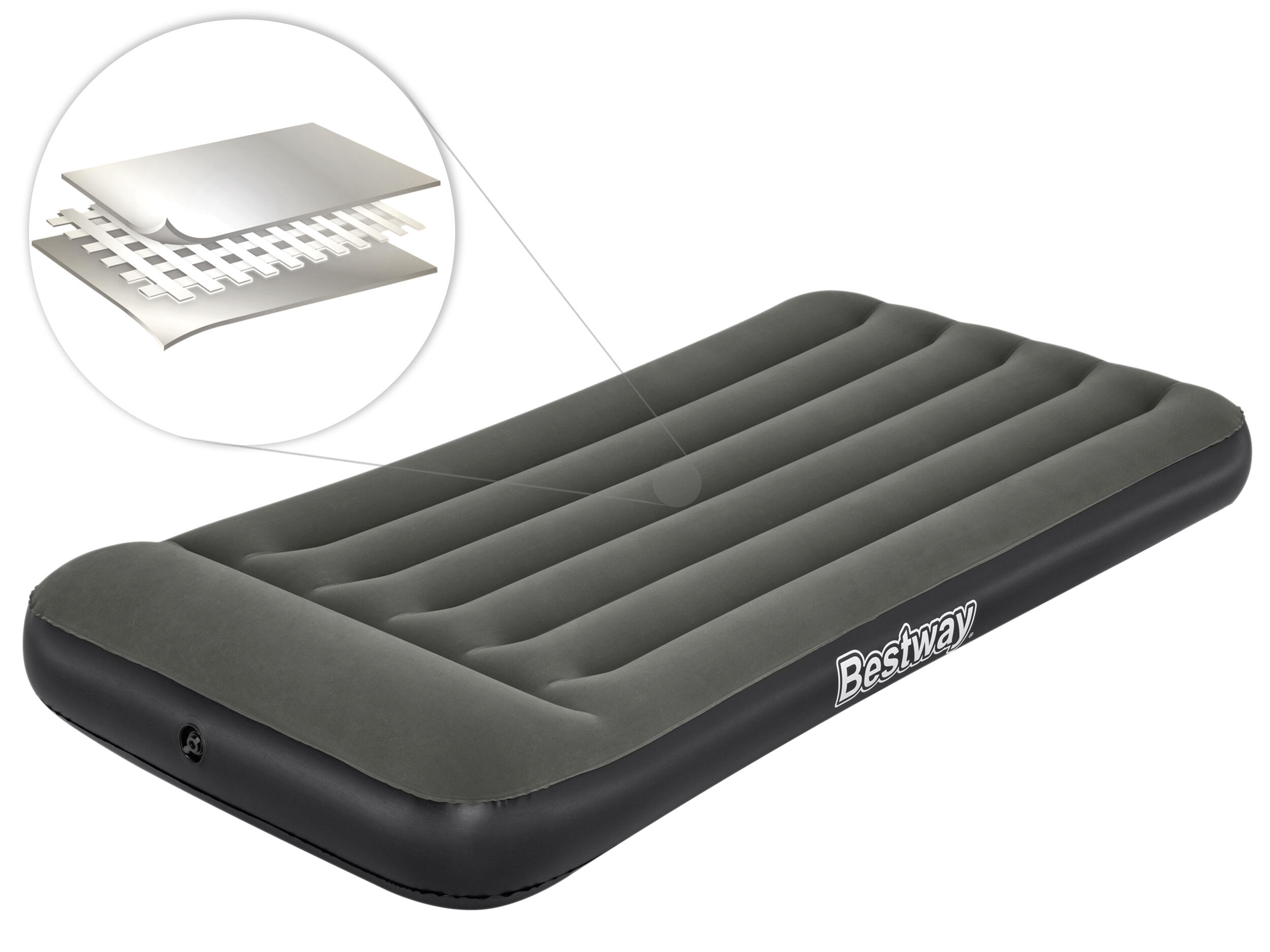 Bestway Matelas gonflable camping 1 personne 188 x 99 x 30 cm 4/7