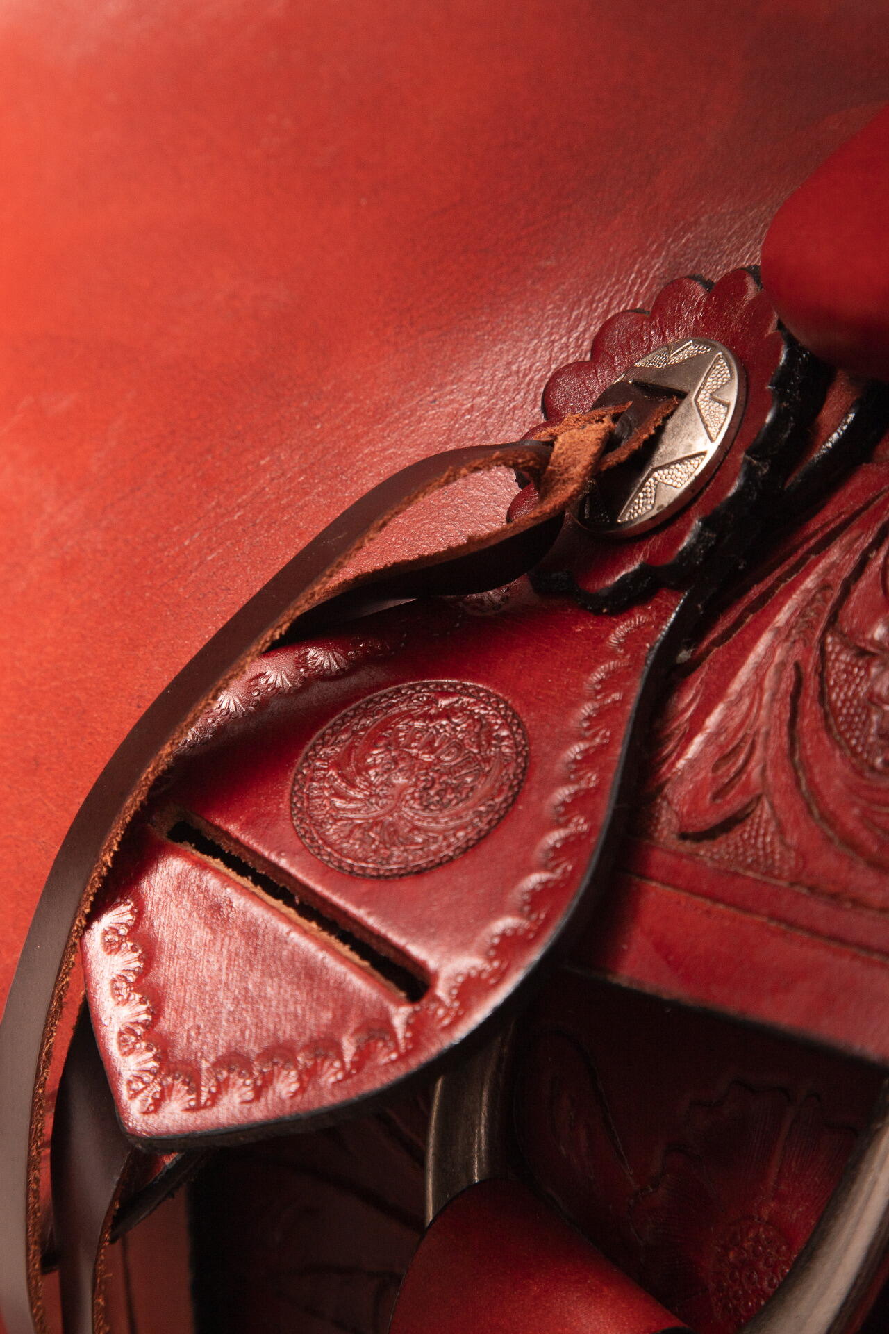 Sella Western professionale modello da Roping Fender Saddle USA 0157 3/7