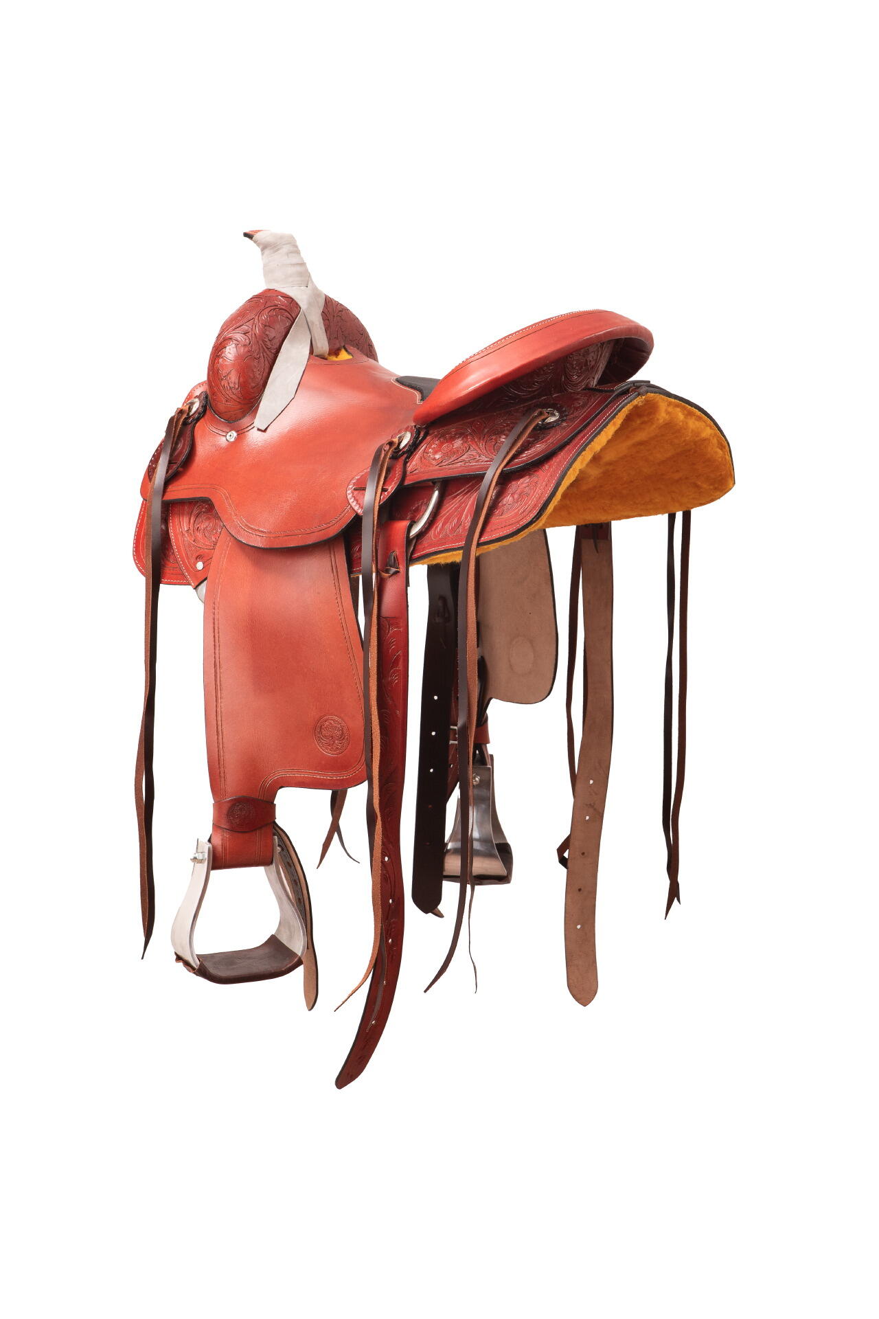 Sella Western professionale modello da Roping Fender Saddle USA 0157 2/7