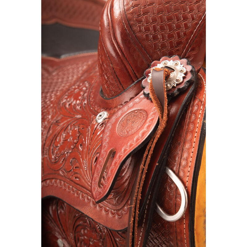 Sella Western professionale Cowhorse Fender Saddle Usa 0768