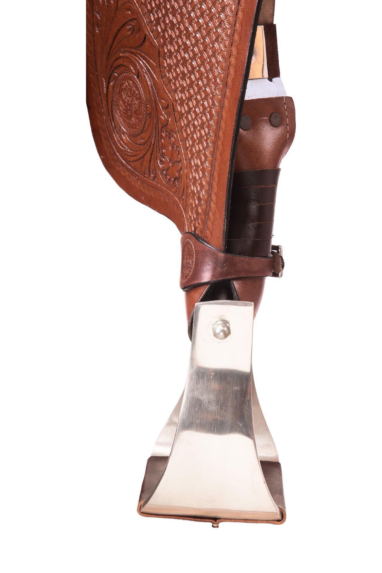 Sella Western professionale Cowhorse Fender Saddle Usa 0768 6/7