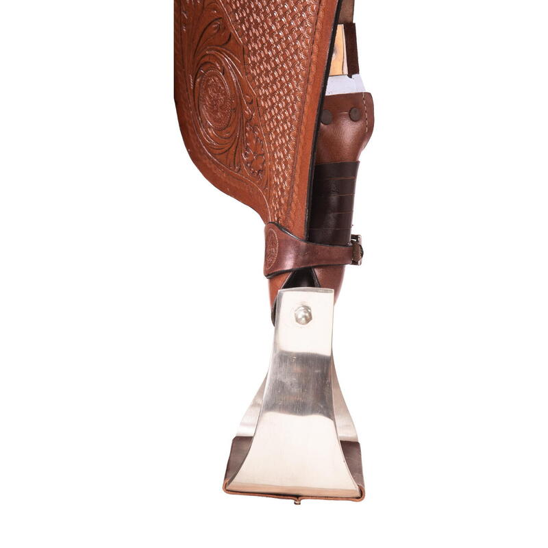 Sella Western professionale Cowhorse Fender Saddle Usa 0768