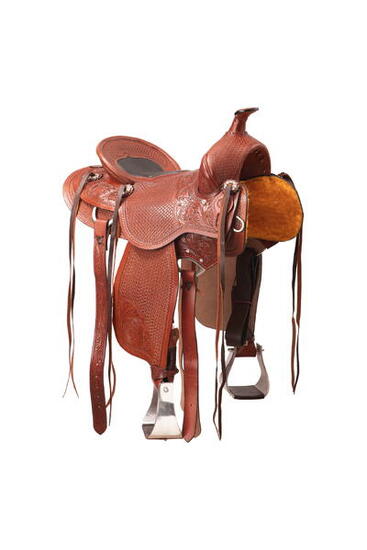 Sella Western professionale Cowhorse Fender Saddle Usa 0768