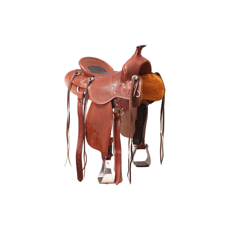 Sella Western professionale Cowhorse Fender Saddle Usa 0768