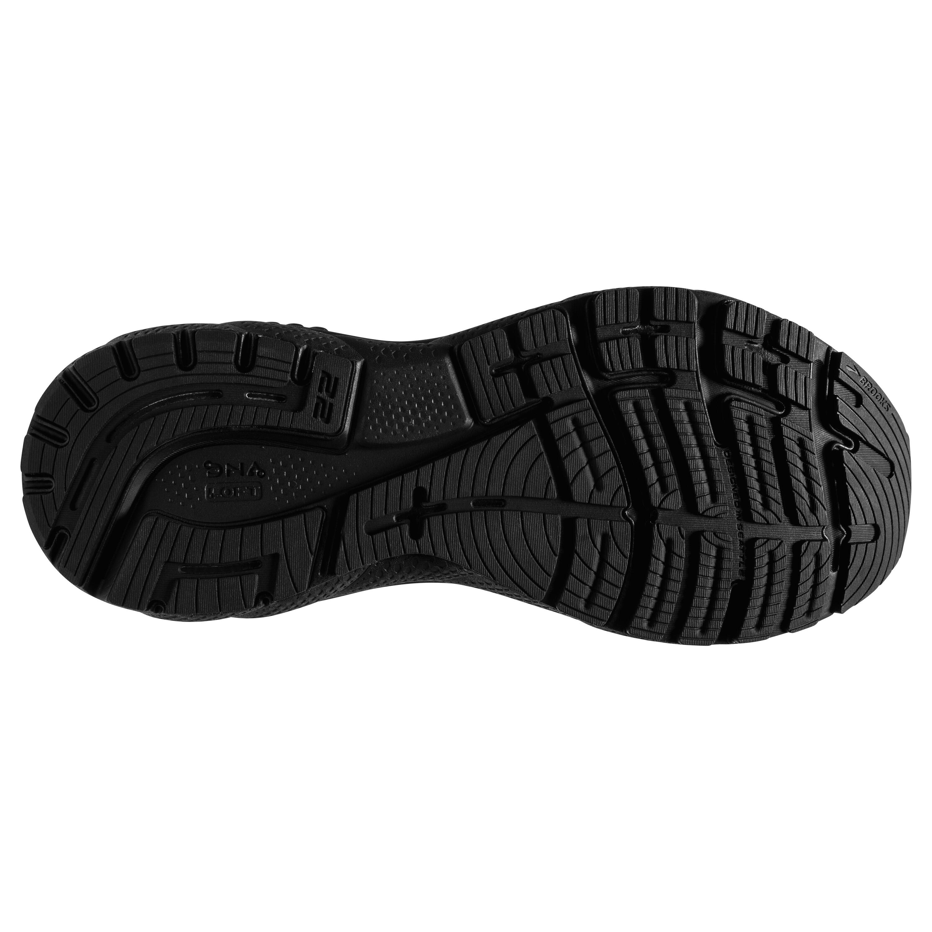 Brooks Adrenaline GTS 22 Mens Running Shoes Black 2/6