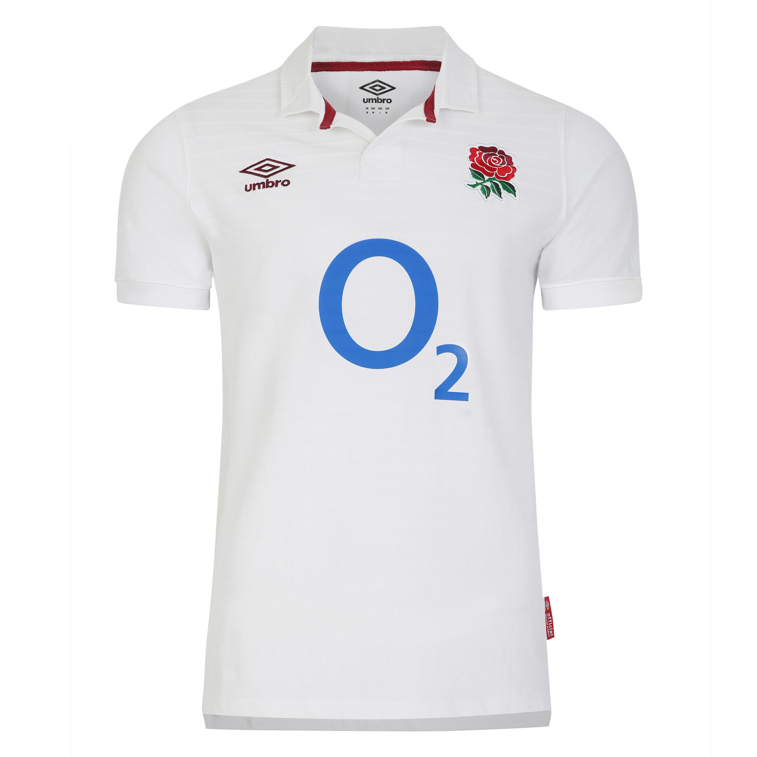 UMBRO Umbro England RFU Mens Classic Home Rugby Shirt
