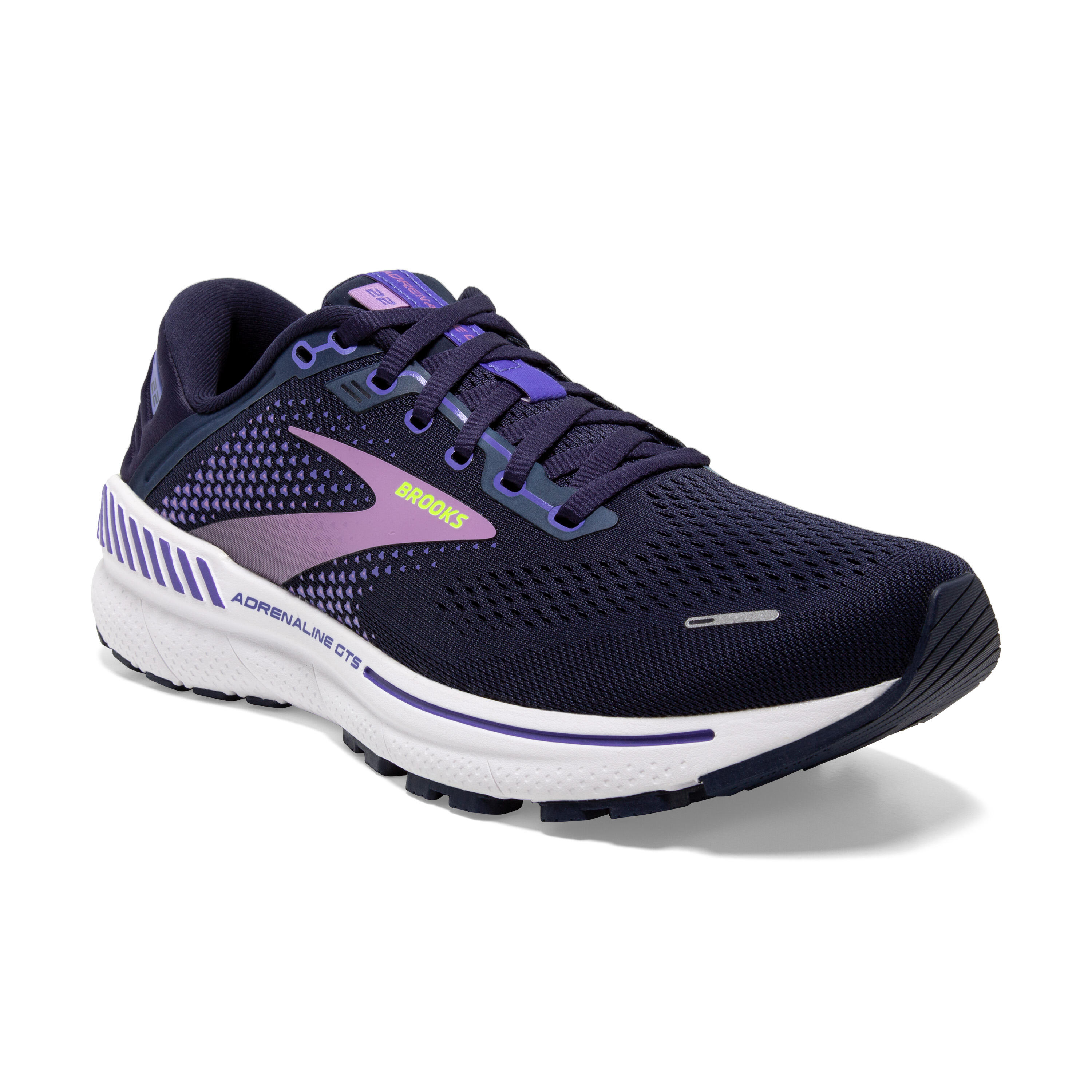 Brooks Adrenaline GTS 22 Womens Running Shoes Purple 5/6