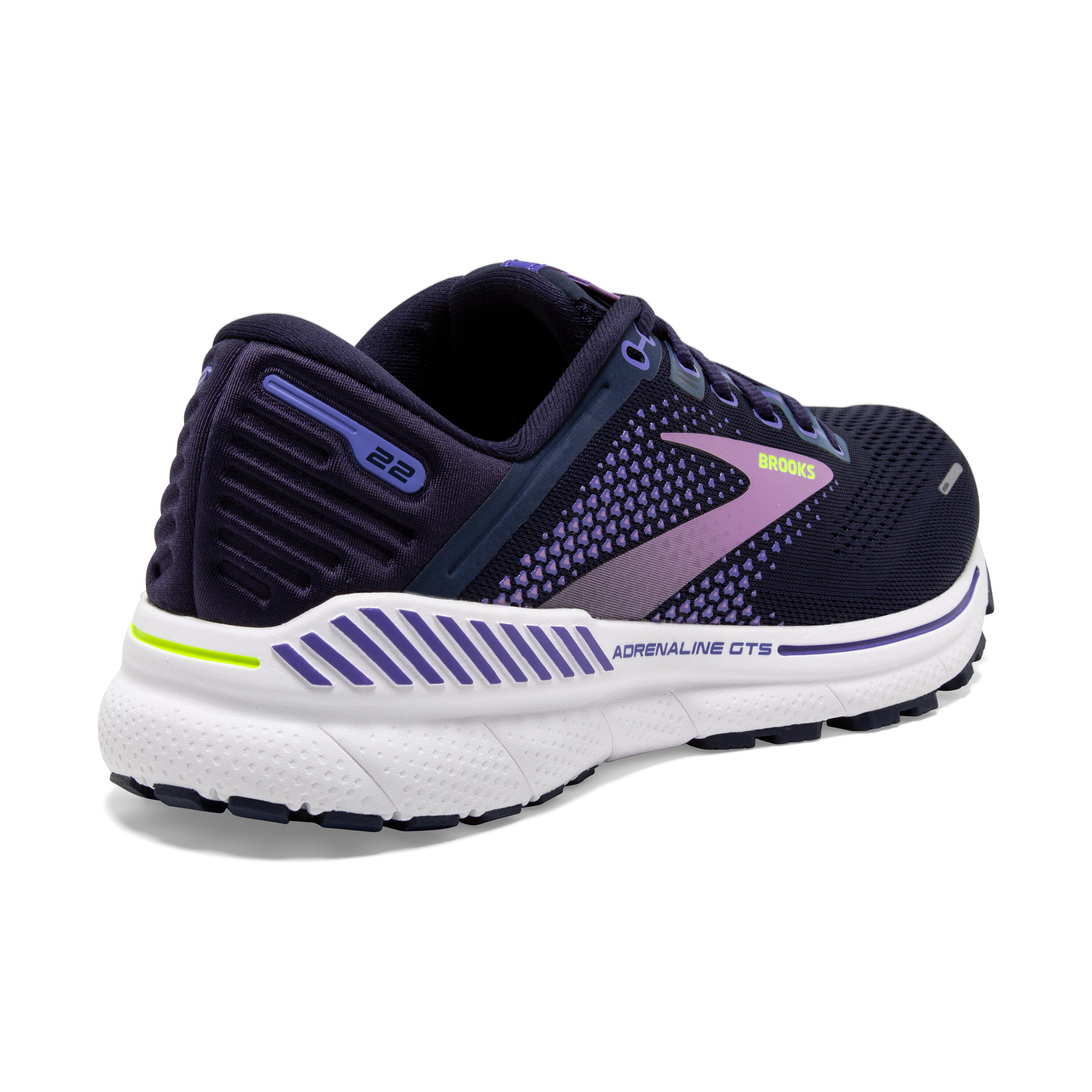 Brooks Adrenaline GTS 22 Womens Running Shoes Purple 6/6